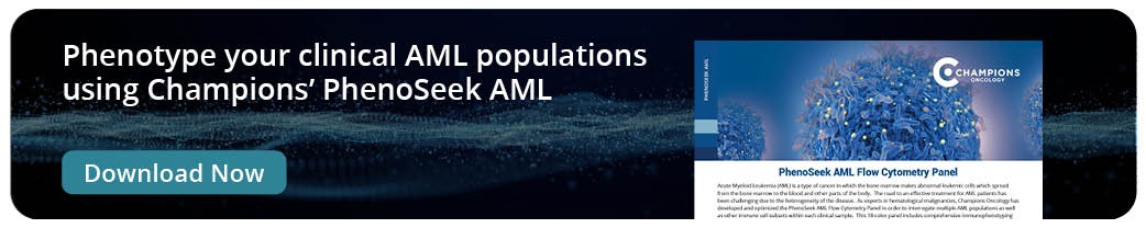 Phenotype your clinical AML Populations using Champion's PhenoSeek AML Panel